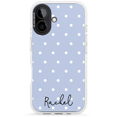 Personalised Simple Light Blue Dots