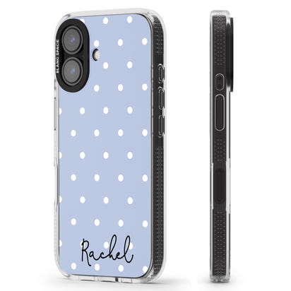 Personalised Simple Light Blue Dots