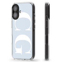 Personalised White & Blue Green Letters