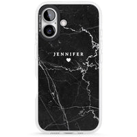 Personalised Black Marble