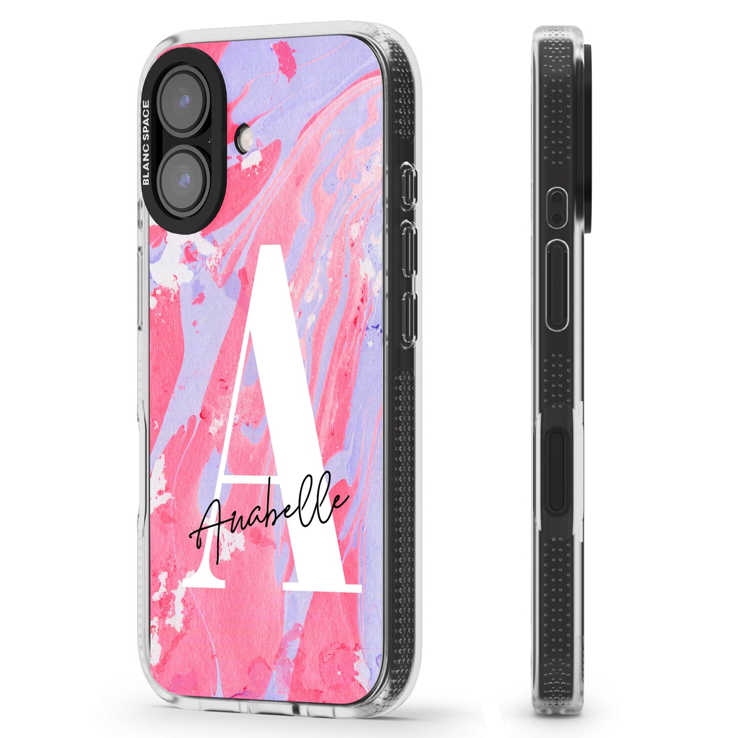 Personalised Pink & Purple Marble