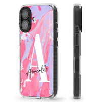 Personalised Pink & Purple Marble