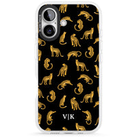Personalised Gold Cheetah Pattern