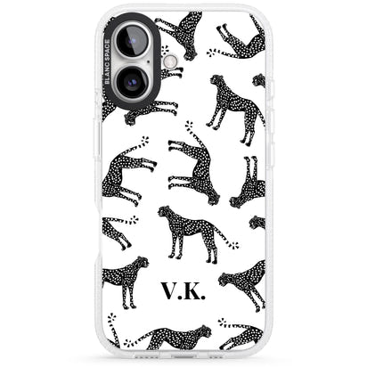 Personalised Black & White Cheetah Pattern