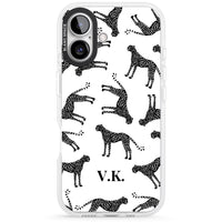 Personalised Black & White Cheetah Pattern