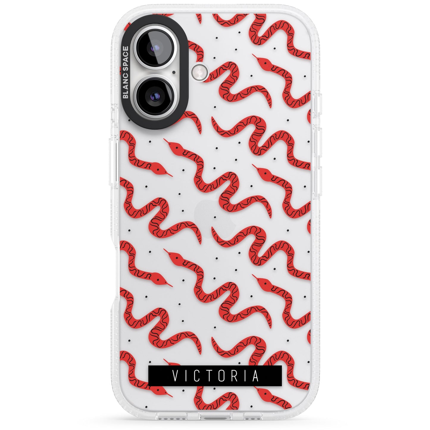 Personalised Red Snake Pattern