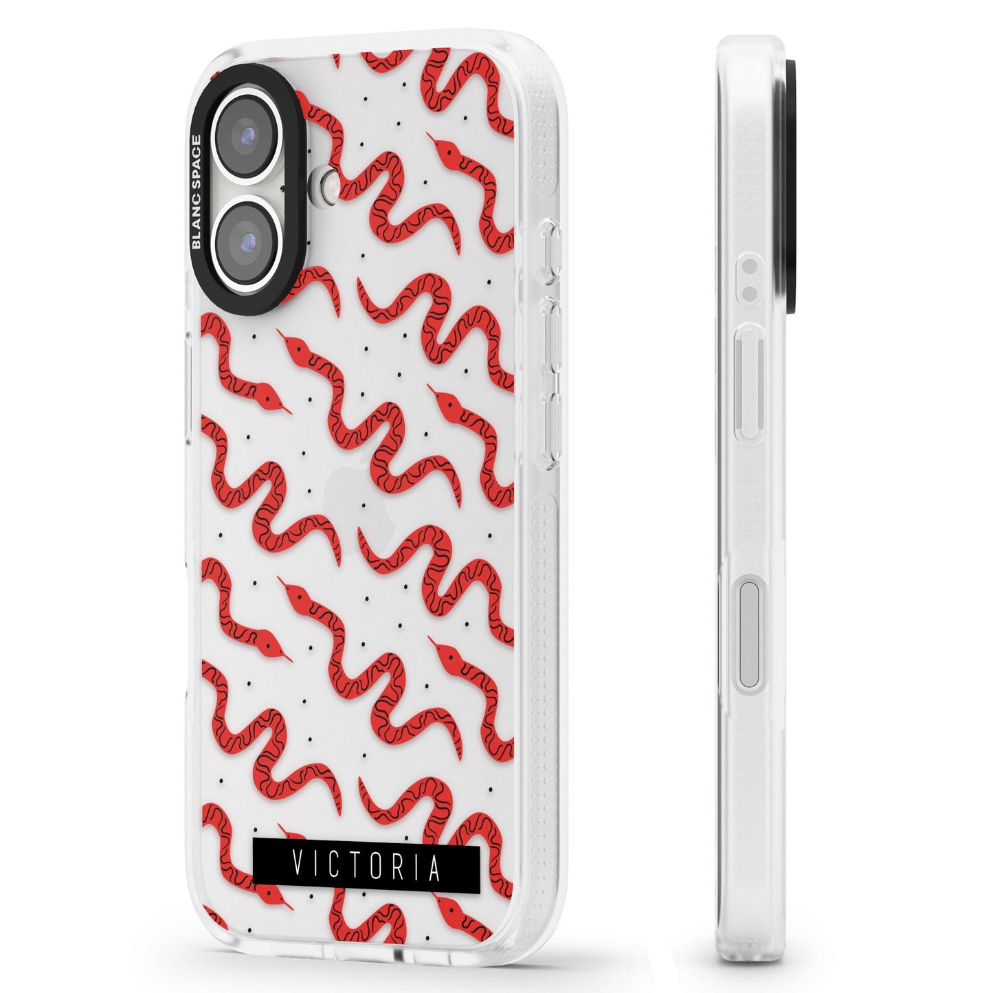 Personalised Red Snake Pattern