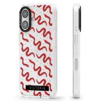 Personalised Red Snake Pattern