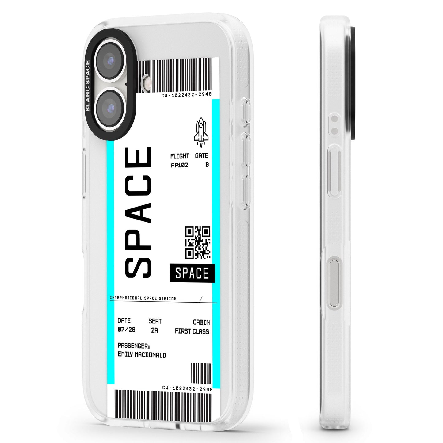 Personalised Space Travel Ticket
