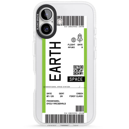 Personalised Earth Travel Ticket