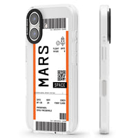 Personalised Mars Travel Ticket