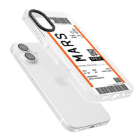 Personalised Mars Travel Ticket