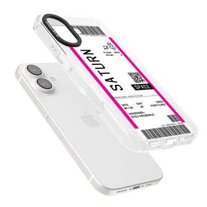 Personalised Saturn Travel Ticket