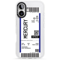 Personalised Mercury Travel Ticket