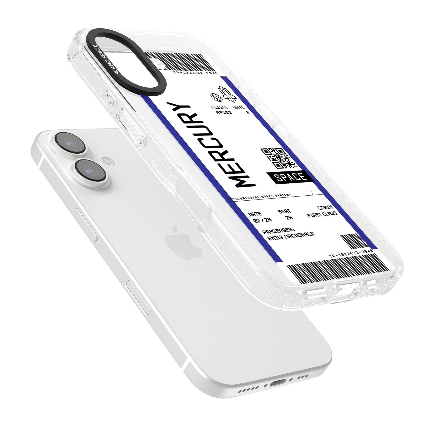 Personalised Mercury Travel Ticket