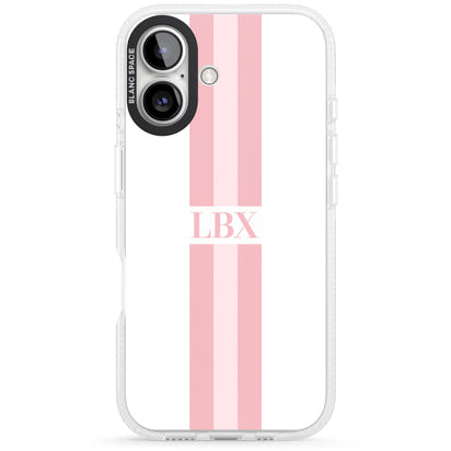 Personalised Minimal Pink Stripe