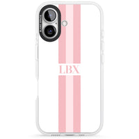Personalised Minimal Pink Stripe