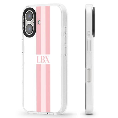 Personalised Minimal Pink Stripe