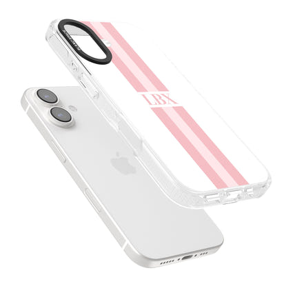 Personalised Minimal Pink Stripe