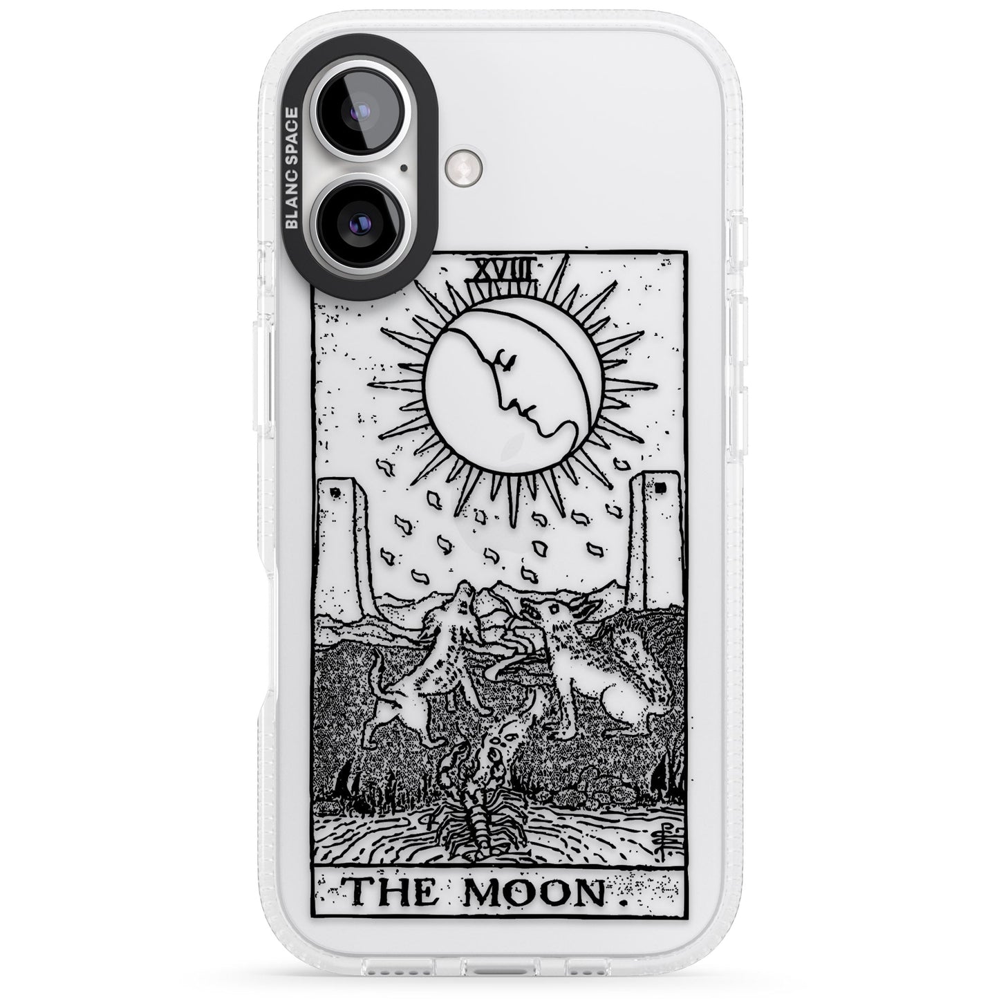 Personalised The Moon Tarot Card (Clear)