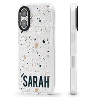 Personalised Terrazzo Blue, Pink, Brown