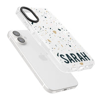 Personalised Terrazzo Blue, Pink, Brown