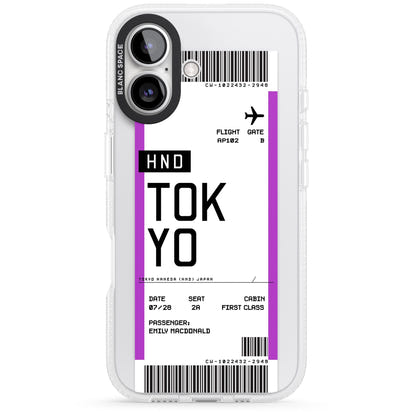 Personalised Tokyo Boarding Pass
