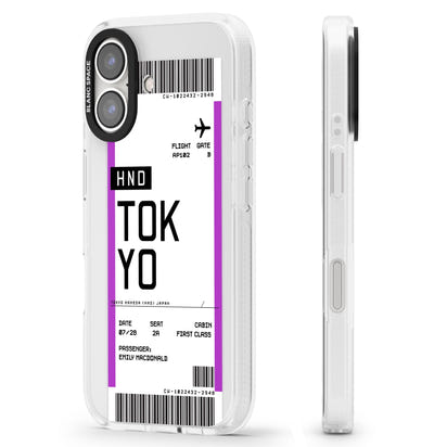 Personalised Tokyo Boarding Pass