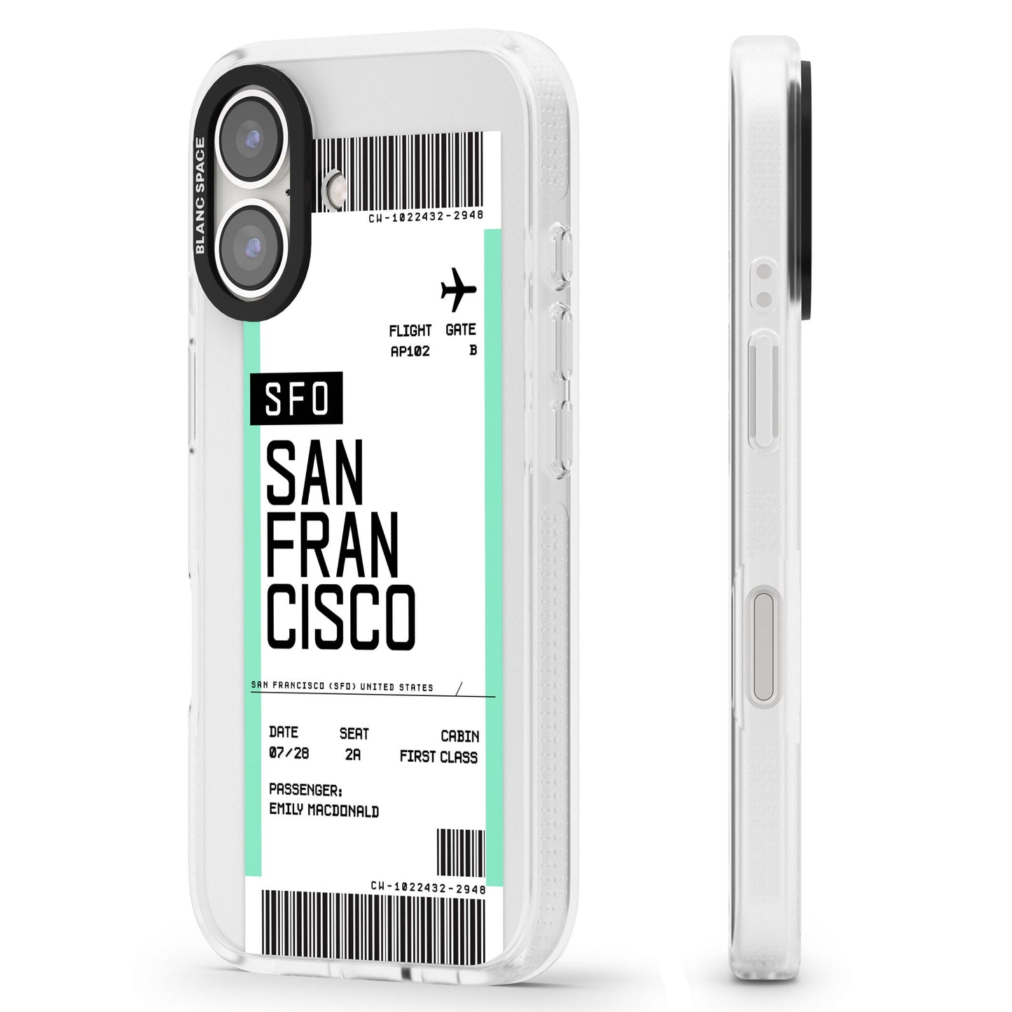 Personalised San Francisco Boarding Pass
