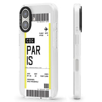 Personalised Paris Boarding Pass