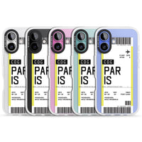 Personalised Paris Boarding Pass