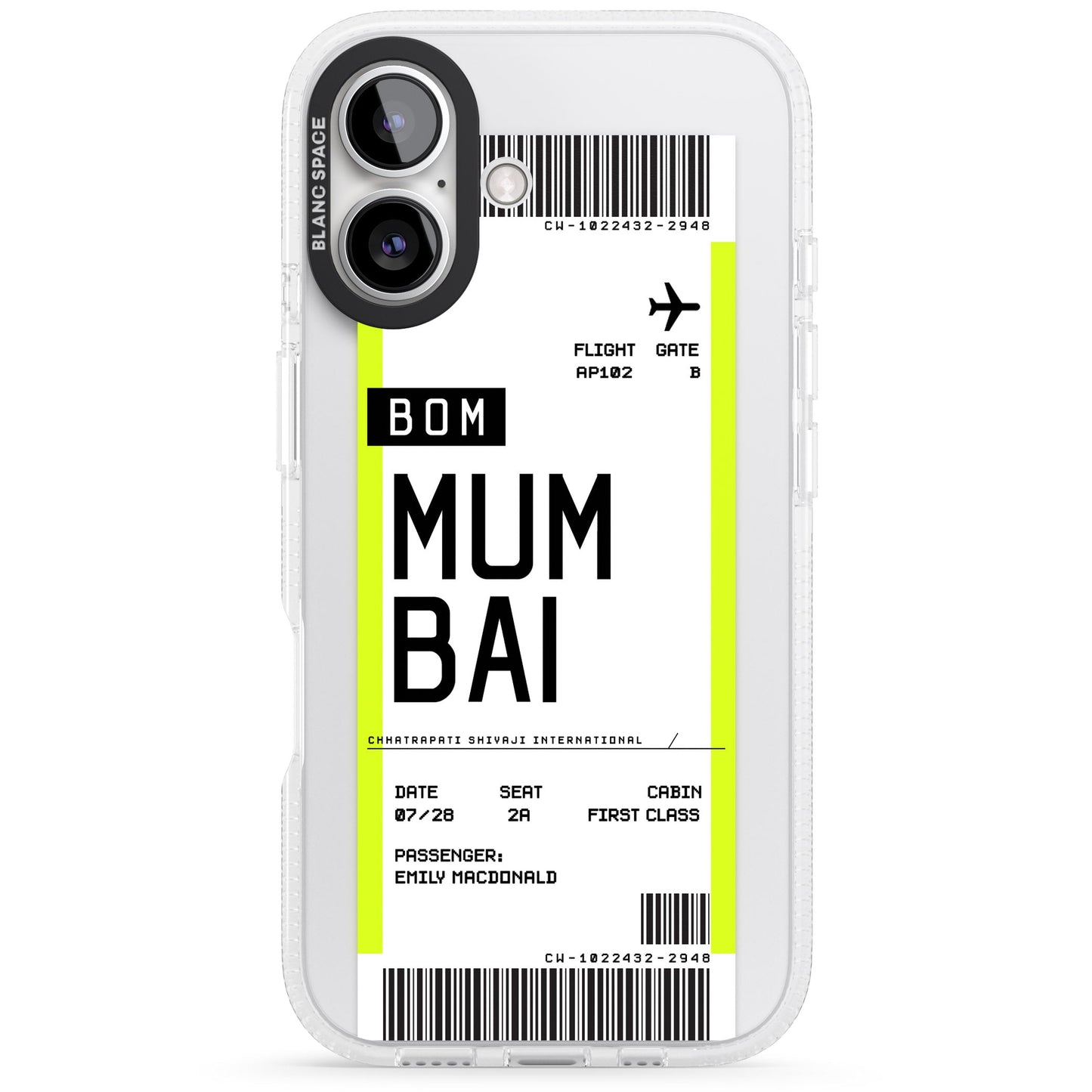 Personalised Mumbai Boarding Pass