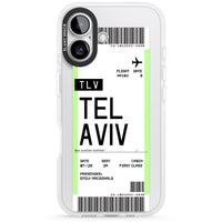 Personalisierte Bordkarte für Tel Aviv