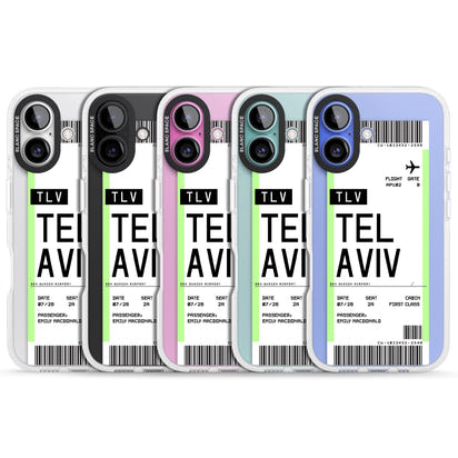 Personalisierte Bordkarte für Tel Aviv