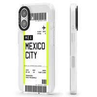 Carte d'embarquement personnalisée pour Mexico