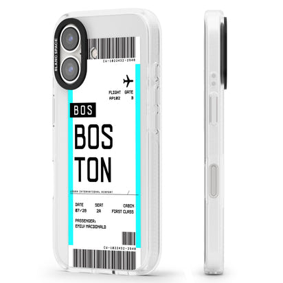 Personalised Boston Boarding Pass