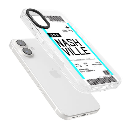 Carte d'embarquement personnalisée pour Nashville