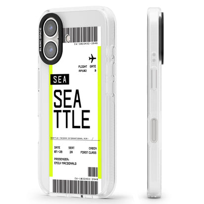 Personalised Seattle Boarding Pass