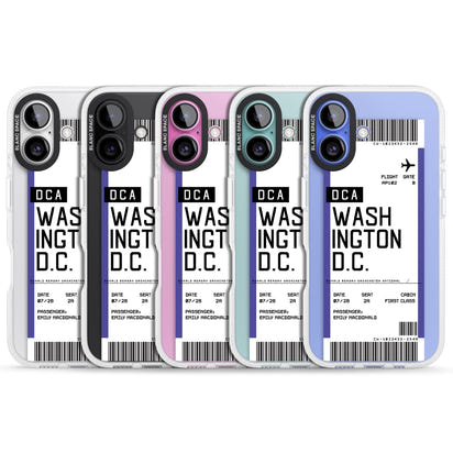 Personalised Washington D.C. Boarding Pass