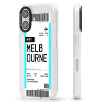 Personalised Melbourne Boarding Pass