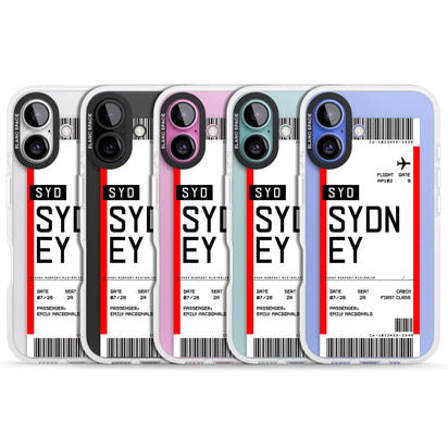Personalised Sydney Boarding Pass