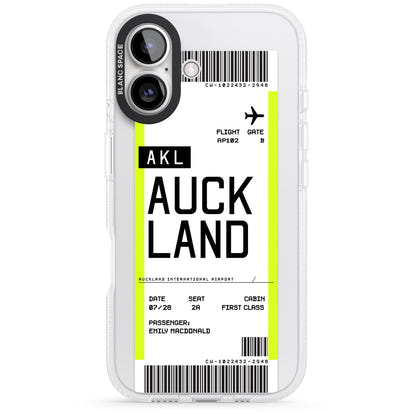 Personalised Auckland Boarding Pass