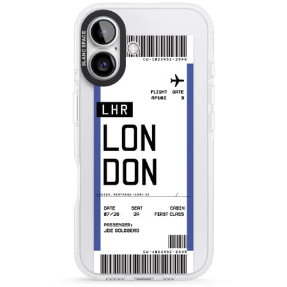 Personalised London Boarding Pass