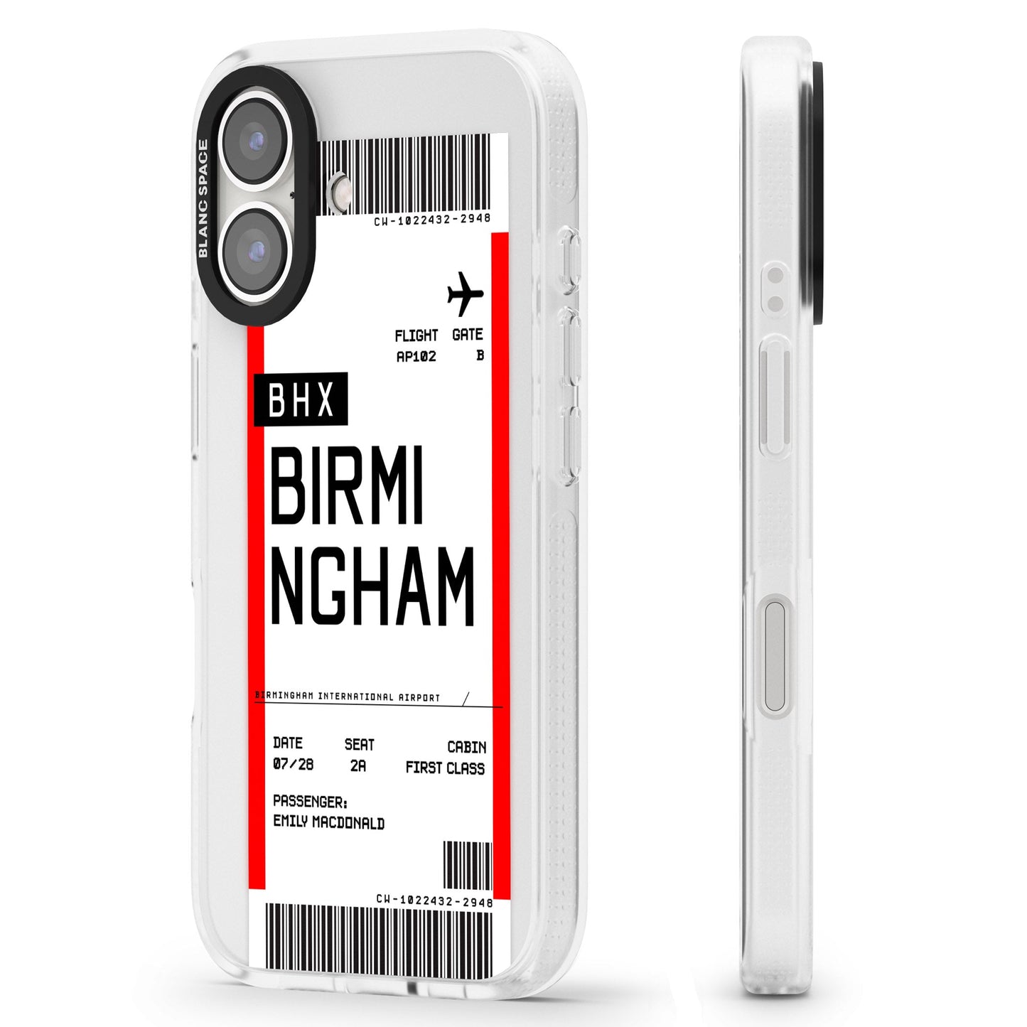 Personalised Birmingham Boarding Pass