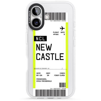 Personalised Newcastle Boarding Pass