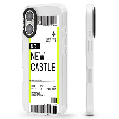 Personalised Newcastle Boarding Pass