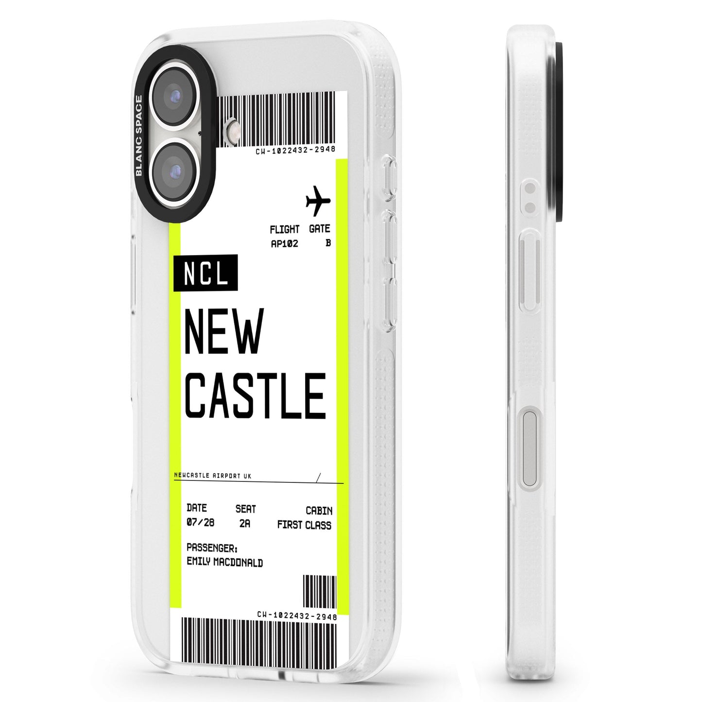 Personalised Newcastle Boarding Pass