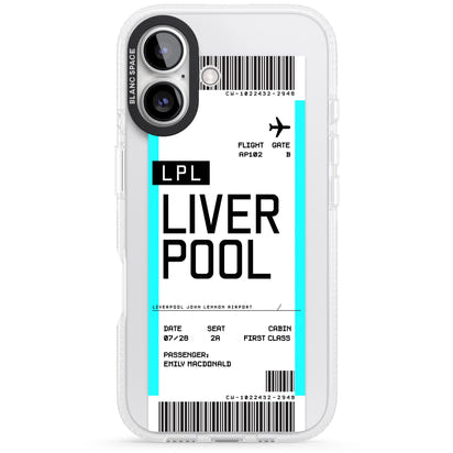 Personalised Liverpool Boarding Pass