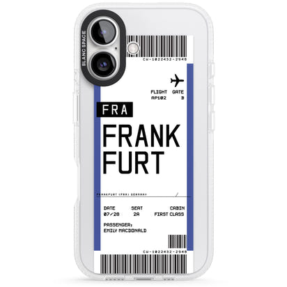 Personalised Frankfurt Boarding Pass