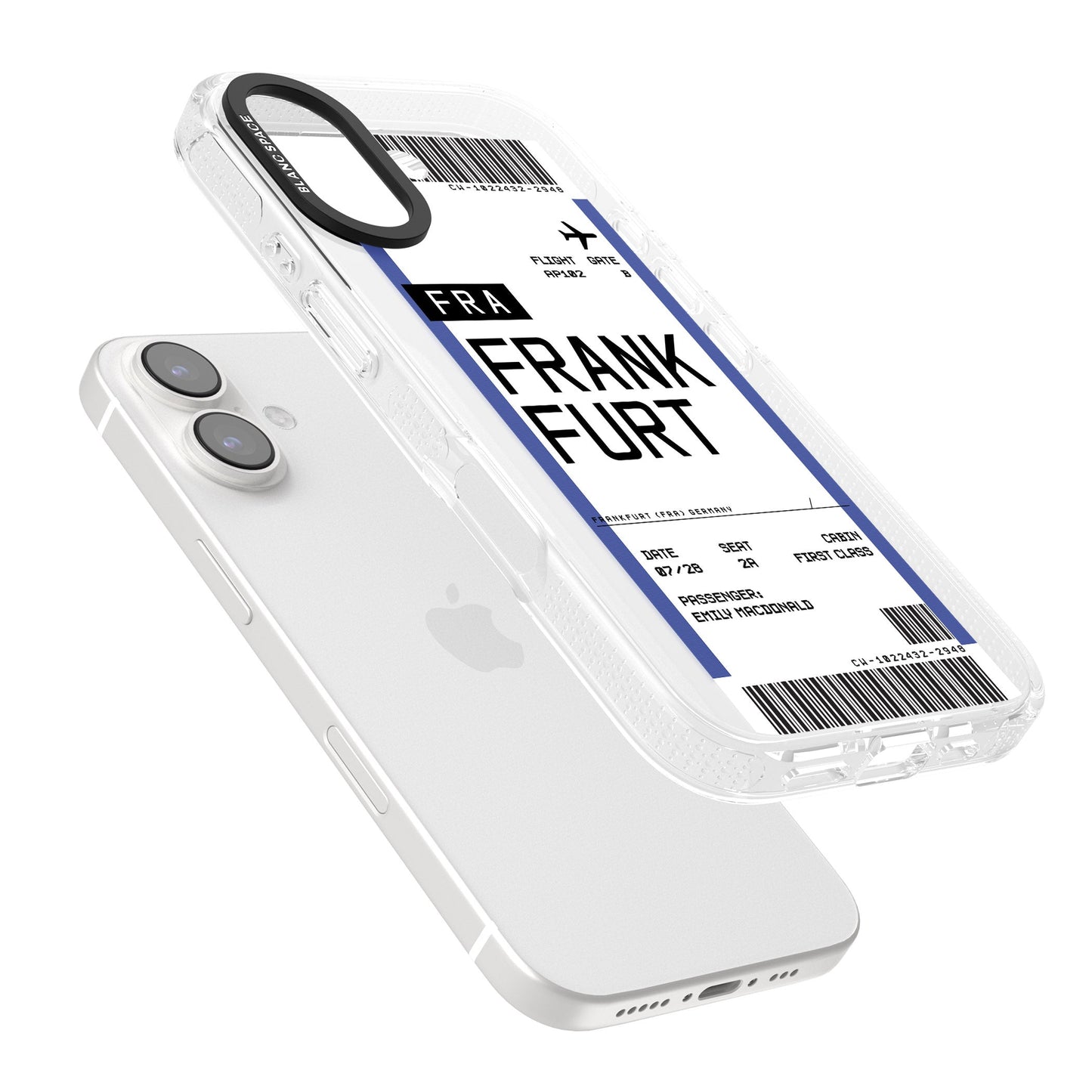 Personalised Frankfurt Boarding Pass